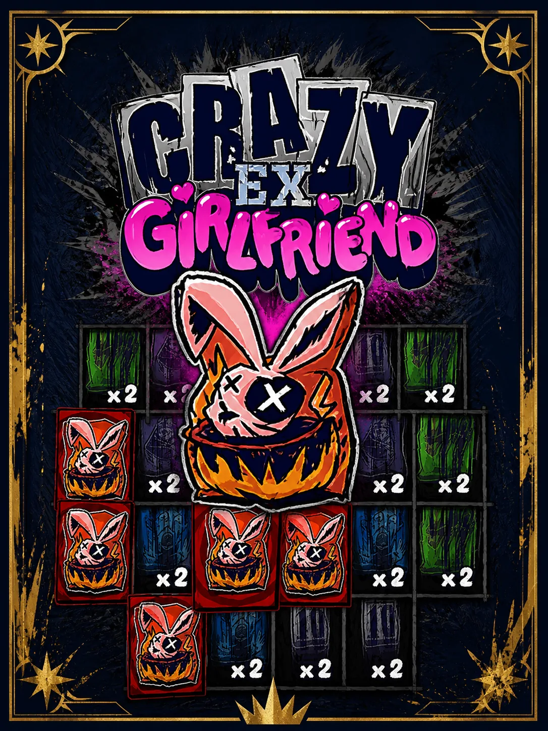 Crazy Ex-Girlfriend game hero art - dating gauntlet with a rising multiplier